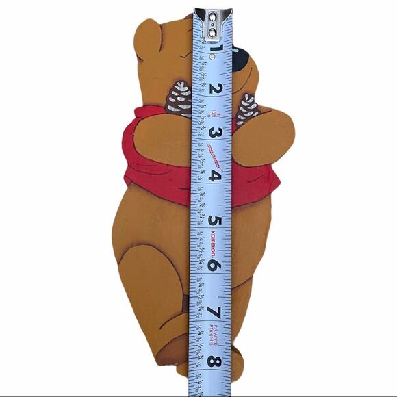 Handmade Hand-Painted Disney Winnie the Pooh Wooden Plaque - Picture 3 of 4